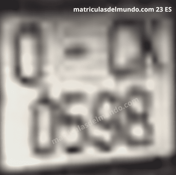 Matrícula de coche de Asturias O-CK 0598